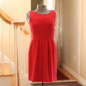 J. CREW Solid Pink Sleeveless Dress